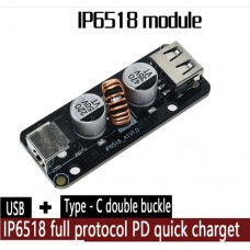 Модуль заряду Li-ion акумуляторів BC1.2PD QC3.0 QC2.0 FCP на IP6518  швидкий заряд Input 10-32V Output 5V,9V,12V