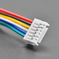 Штирьовий роз'єм мікро JST-GH-1.25mm 6-Pin (GHR-06V-S) на проводі UL1571 28AWG 80°С 30V 30 см Штирьовий роз'єм мікро JST-GH-1.25mm 6-Pin (GHR-06V-S) на проводі UL1571 28AWG 80°С 30V 30 см
